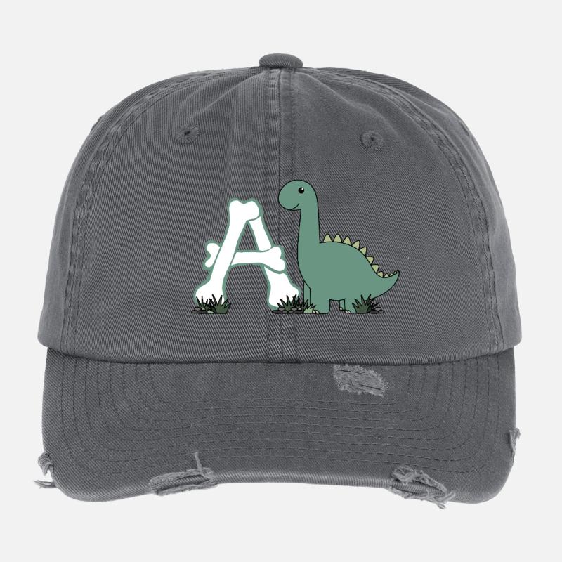 Buchstabe A Flexfit Vintage Destroyed Cap