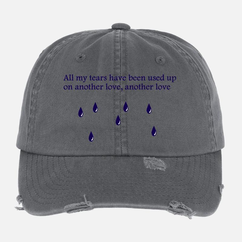 Another Love - Flexfit Vintage Destroyed Cap - Dunkelgrau