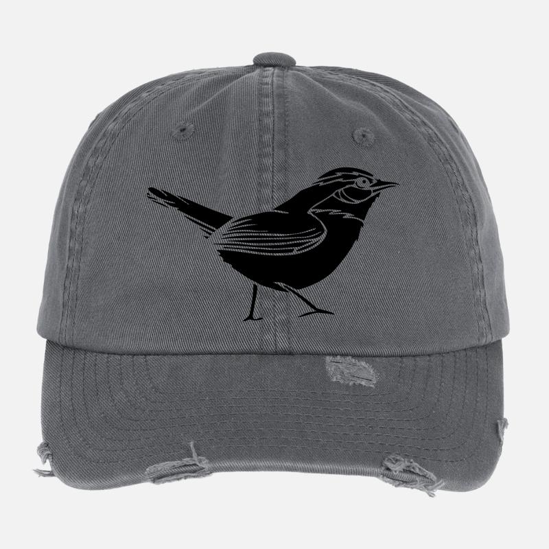 bird Casquette vintage effet usé Flexfit