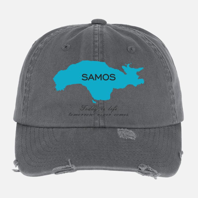 vie Samos Casquette vintage effet usé Flexfit