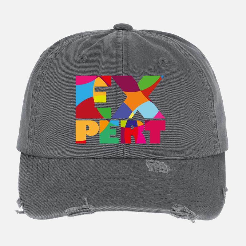 Expert - Expert / Expert Flexfit Vintage Destroyed Cap
