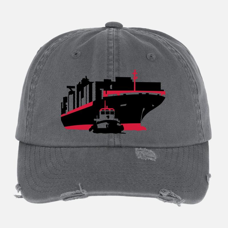 container ship Flexfit Vintage Destroyed Cap