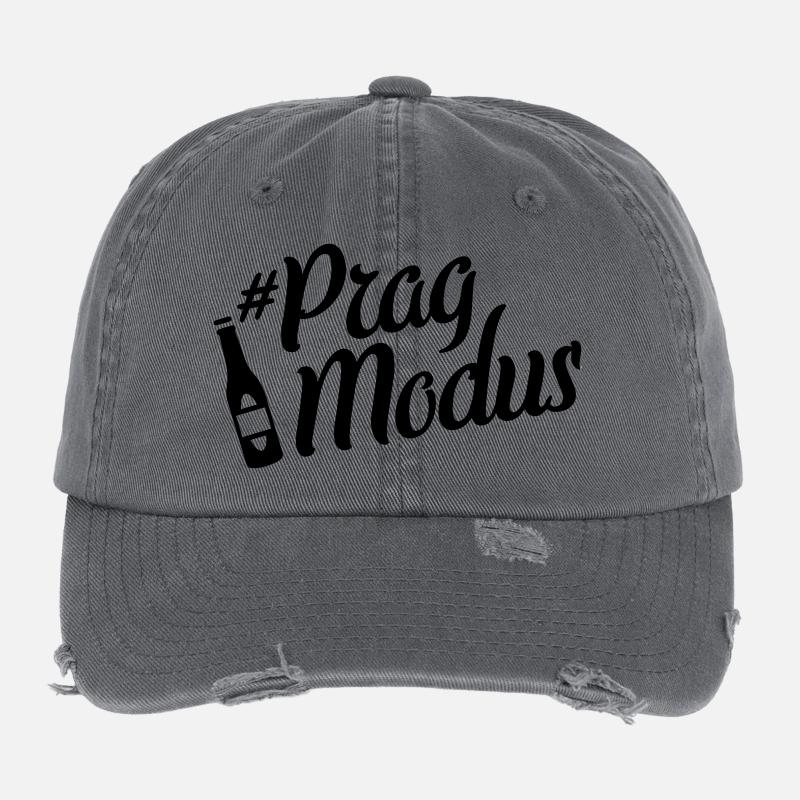 prag beer modus Flexfit Vintage Destroyed Cap
