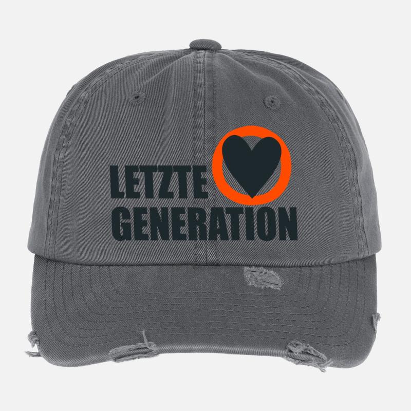 Letzte Generation - Design 4 Flexfit Vintage Destroyed Cap