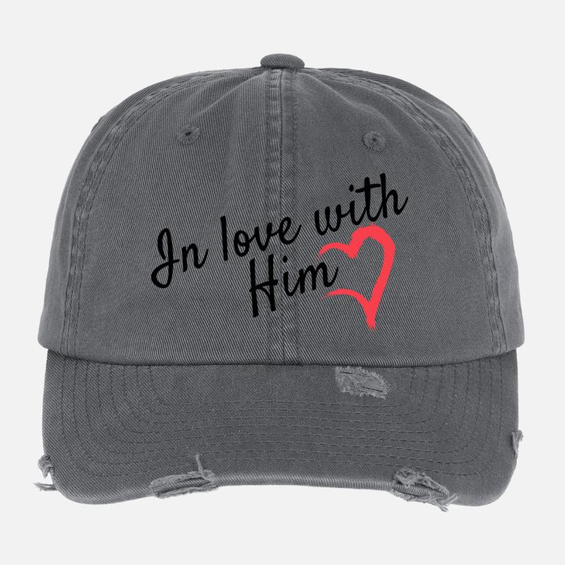 Liebe Partnerlook Flexfit Vintage Destroyed Cap
