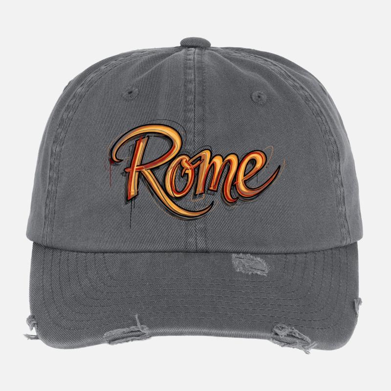 Rom Flexfit Vintage Destroyed Cap