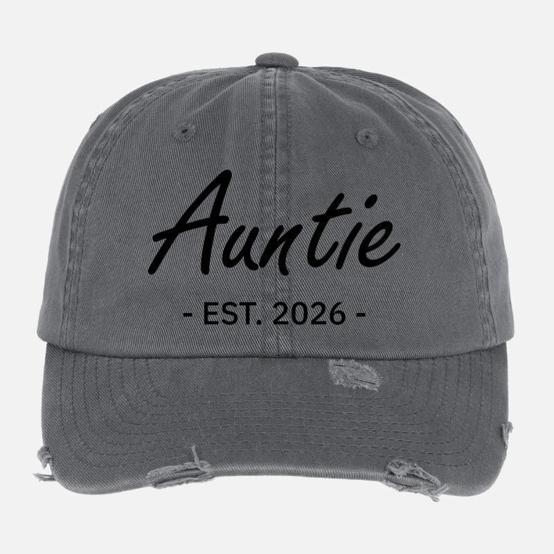Auntie est 2026 Casquette vintage effet usé Flexfit