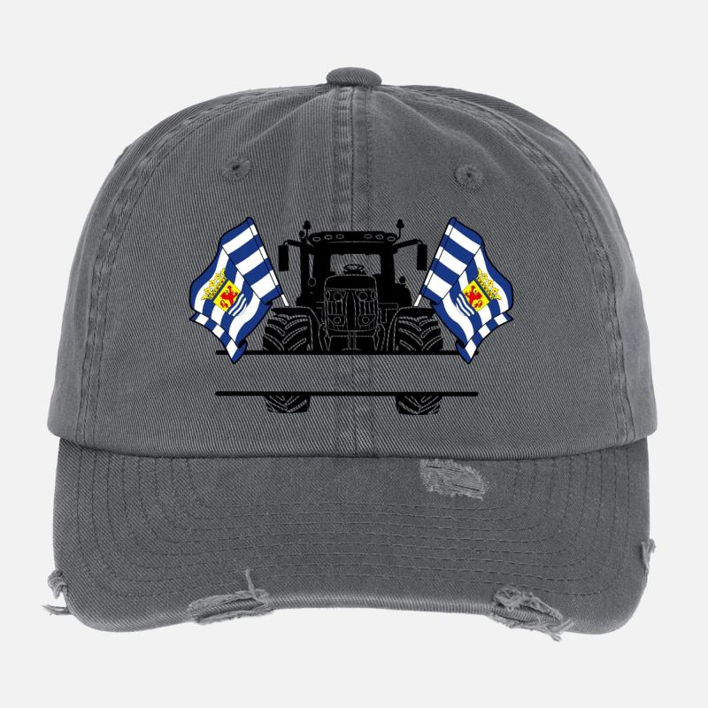 Zeeland_Tractor_Custom_Edition Flexfit Vintage Destroyed Cap