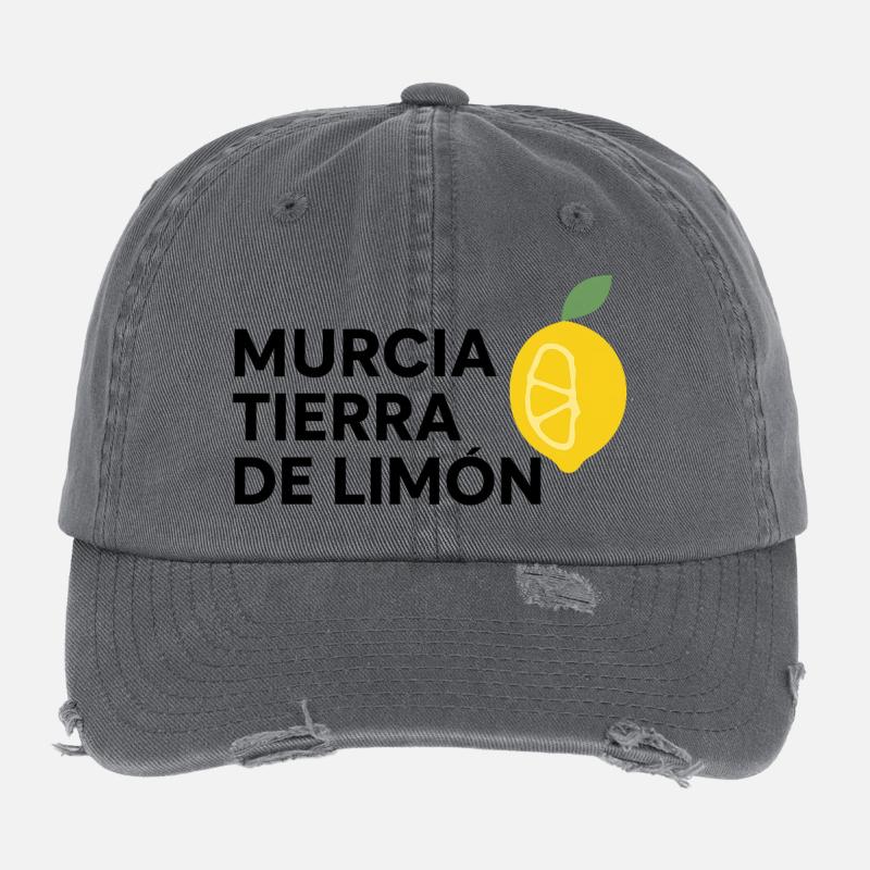 Design murcien Casquette vintage effet usé Flexfit