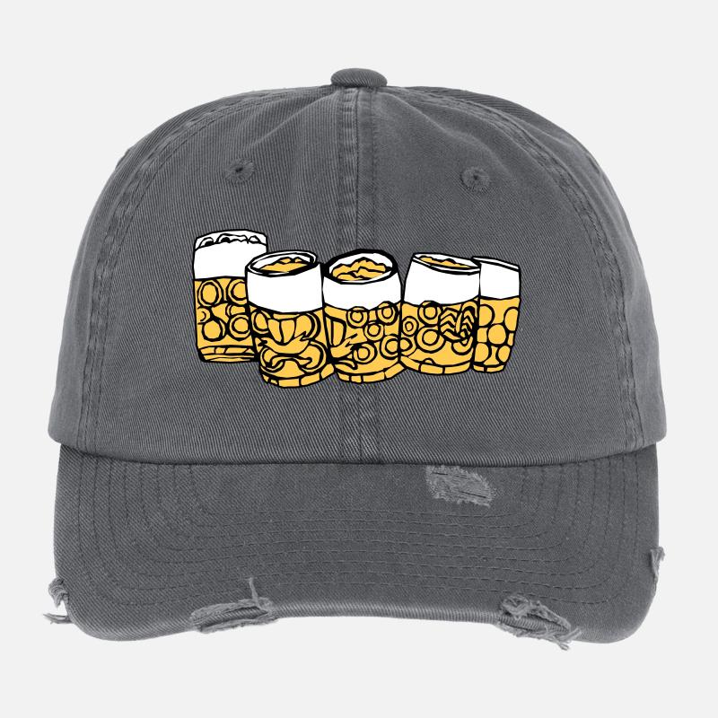 bierkrüge.ai Flexfit Vintage Destroyed Cap