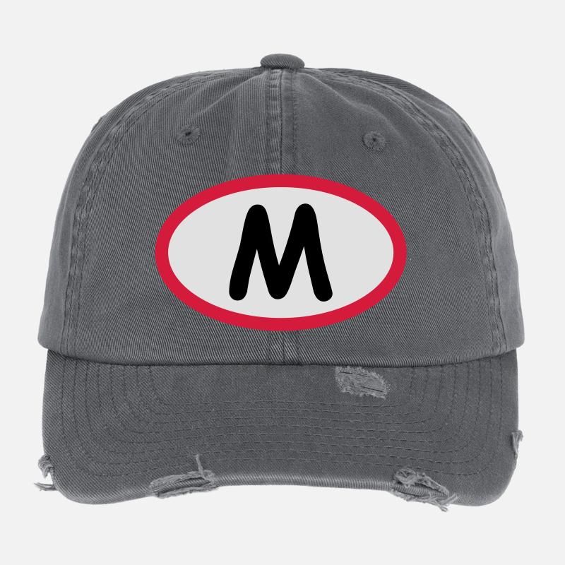 M - Genug ist genug Flexfit Vintage Destroyed Cap