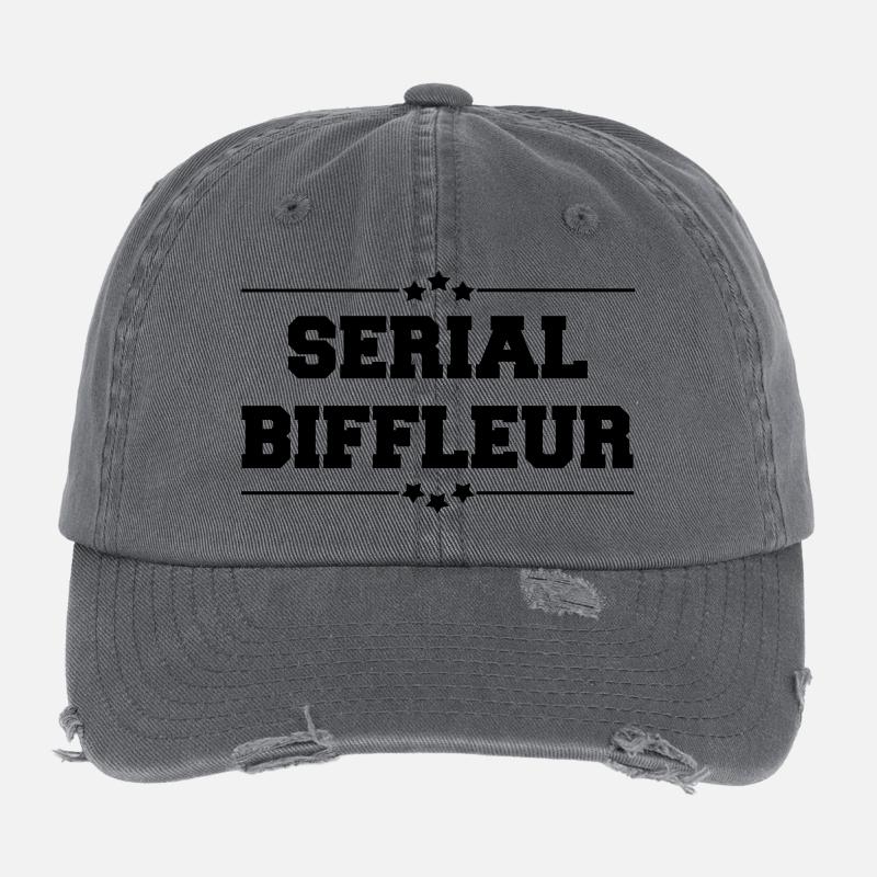 Serial biffleur Casquette vintage effet usé Flexfit