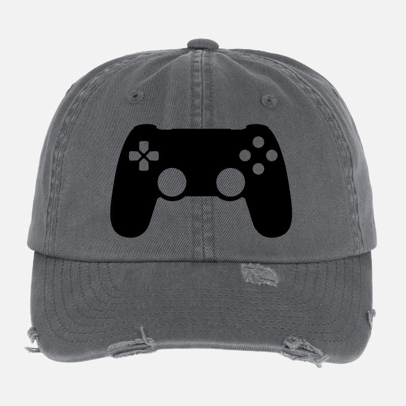 Gamepad Casquette vintage effet usé Flexfit