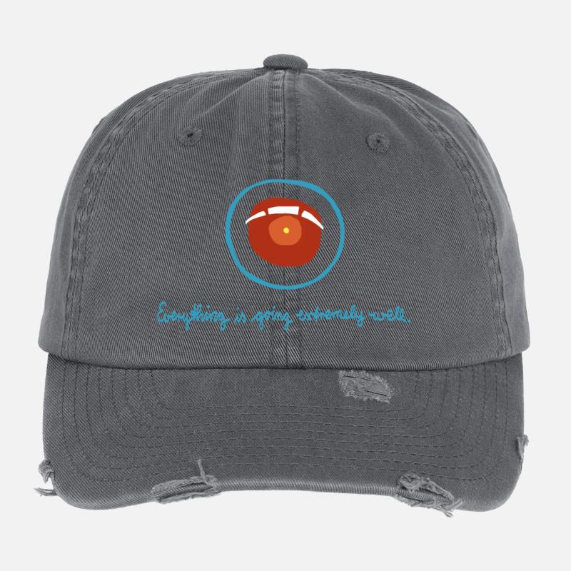 HAL Everything is going extremely well Flexfit Vintage Destroyed Cap