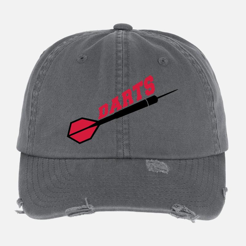 Darts Design Flexfit Vintage Destroyed Cap