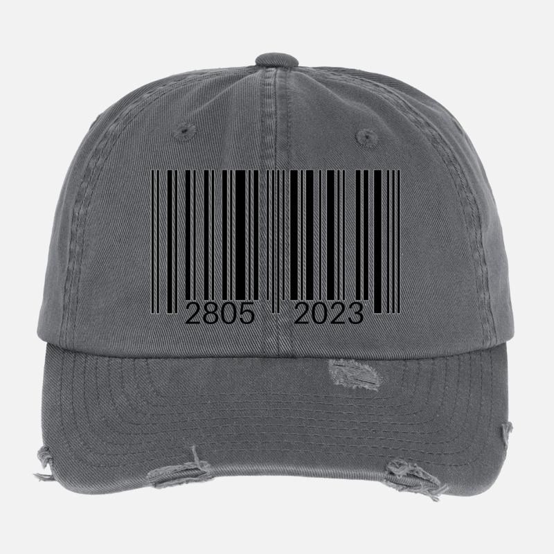 Code-barres Casquette vintage effet usé Flexfit