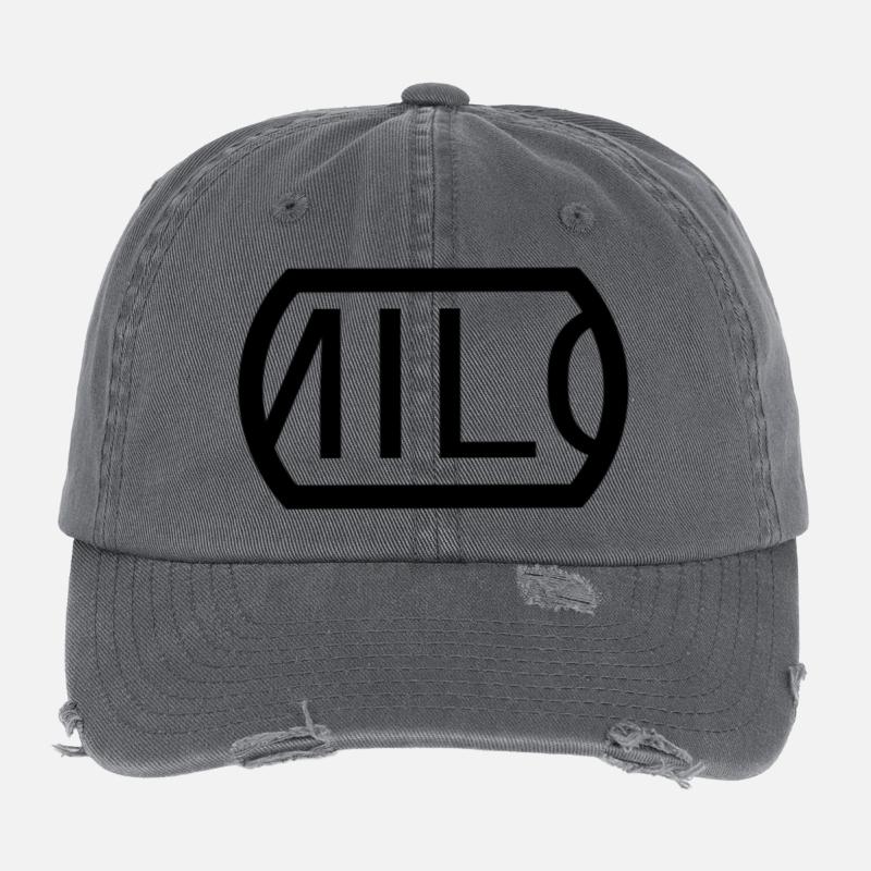 Milo - halbrund Flexfit Vintage Destroyed Cap