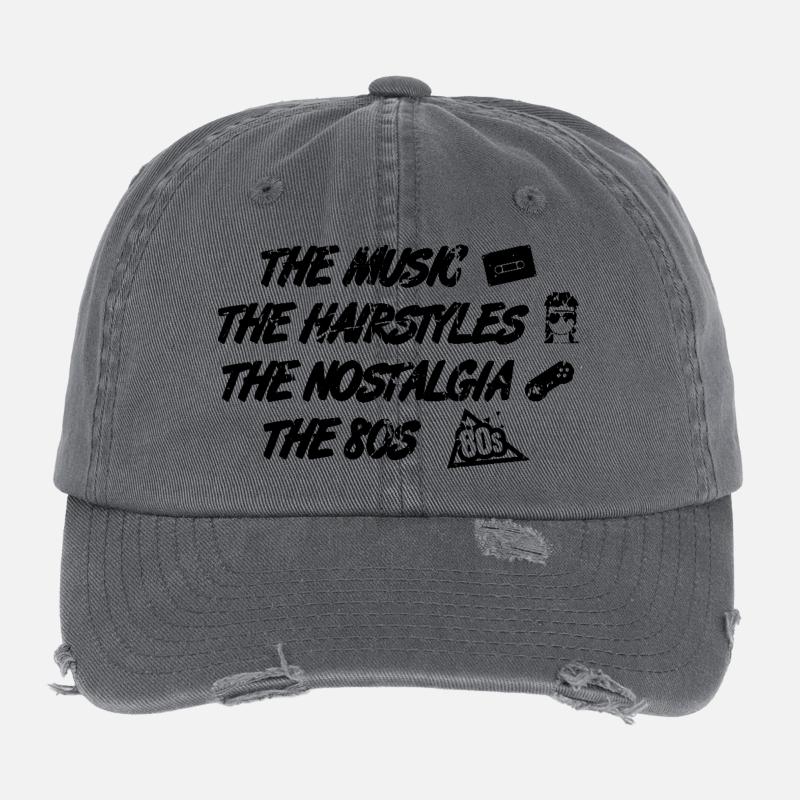 80s Saying Flexfit Vintage Destroyed Cap