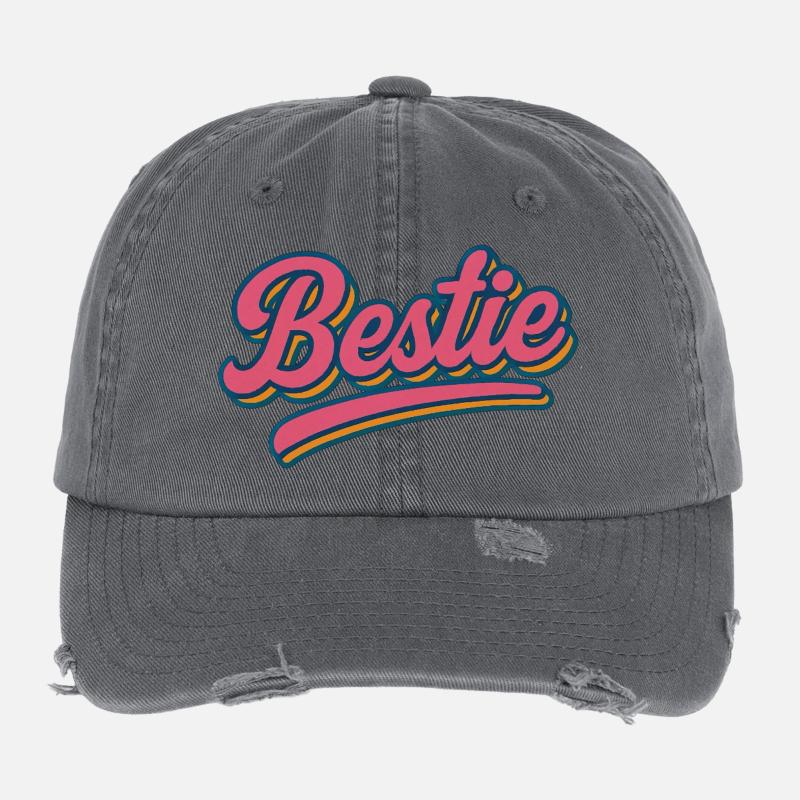 Bestie Flexfit Vintage Destroyed Cap