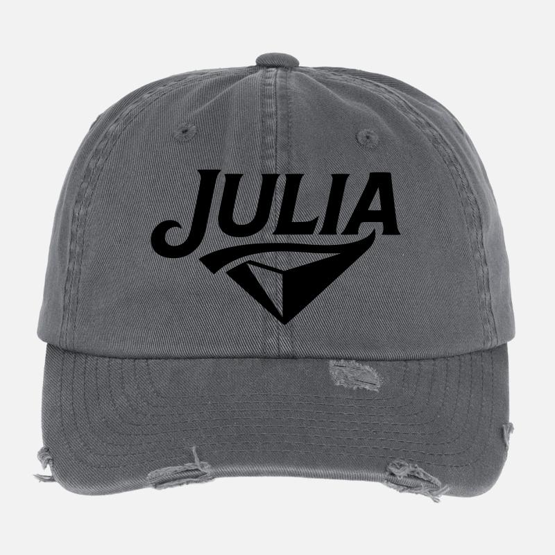 Julia - Name Design Flexfit Vintage Destroyed Cap