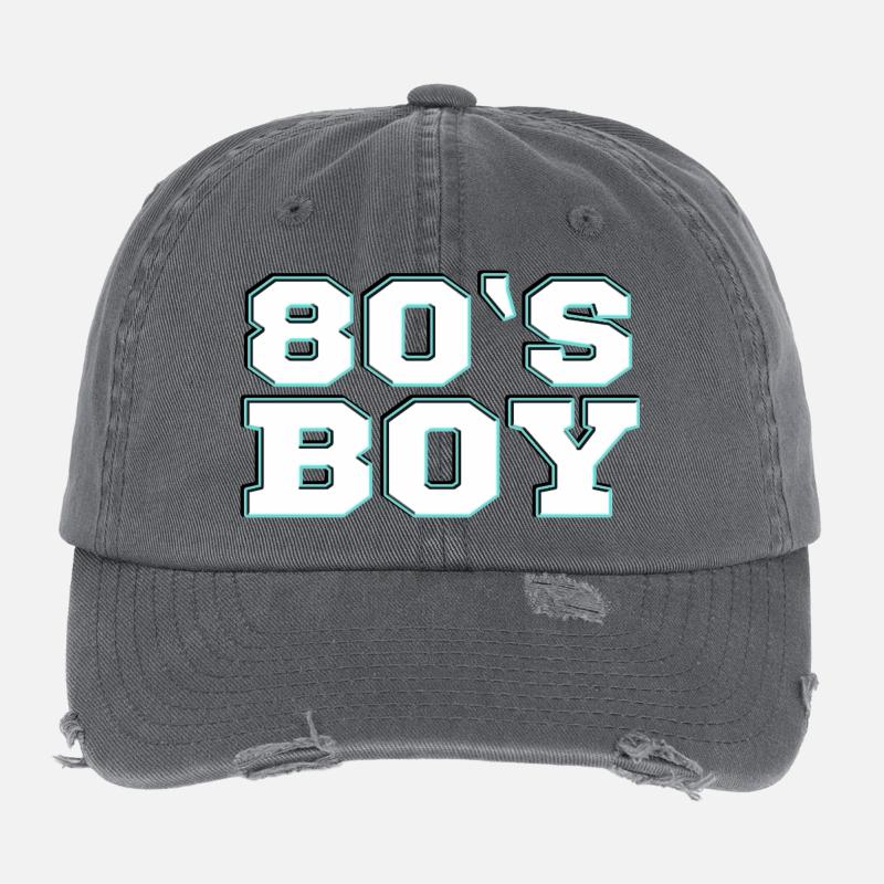 80s Flexfit Vintage Destroyed Cap