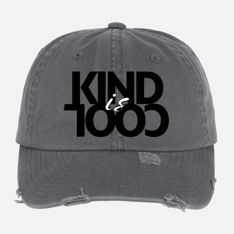Kind is Cool Flexfit Vintage Destroyed Cap