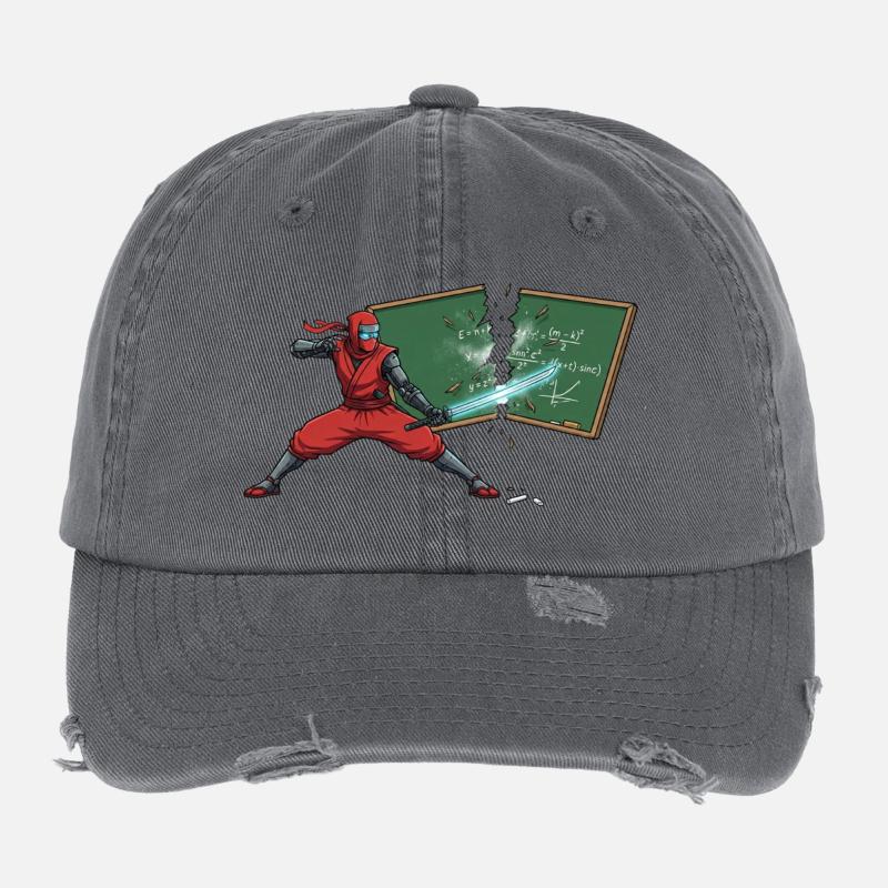 Ninja Ferien Flexfit Vintage Destroyed Cap