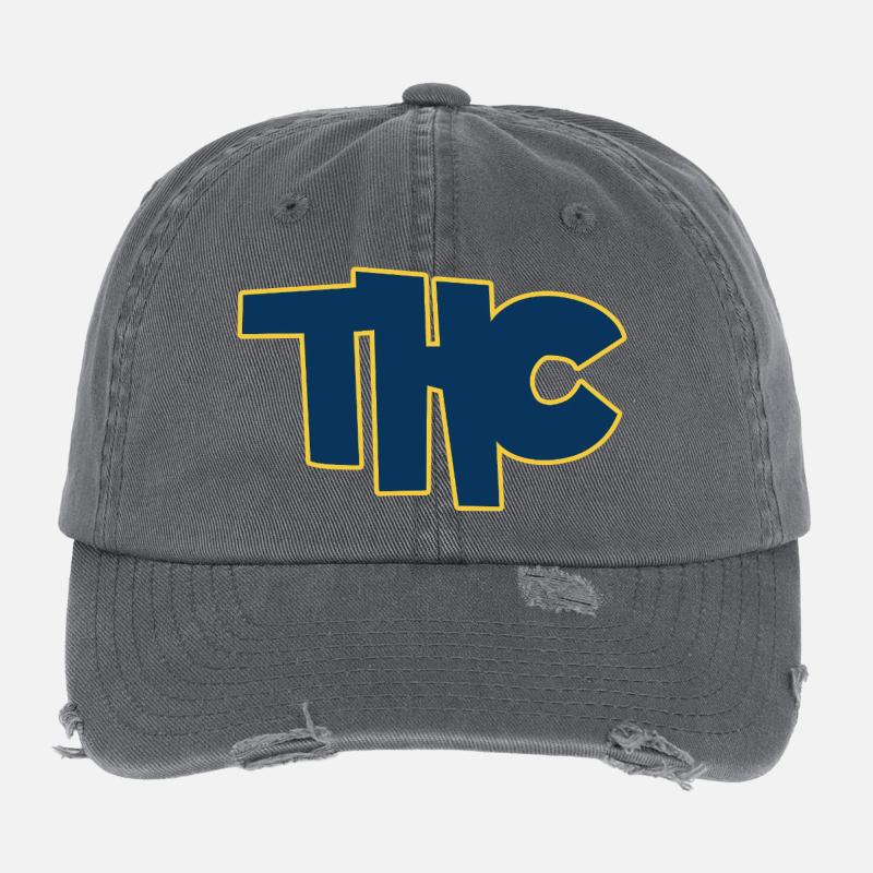 THC Flexfit Vintage Destroyed Cap