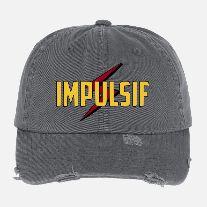 Impulsif  Casquette vintage effet usé Flexfit