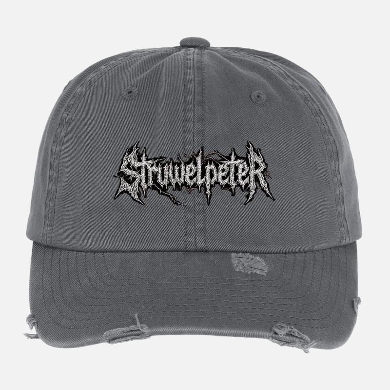 Struwwelpeter Grim Logo Flexfit Vintage Destroyed Cap
