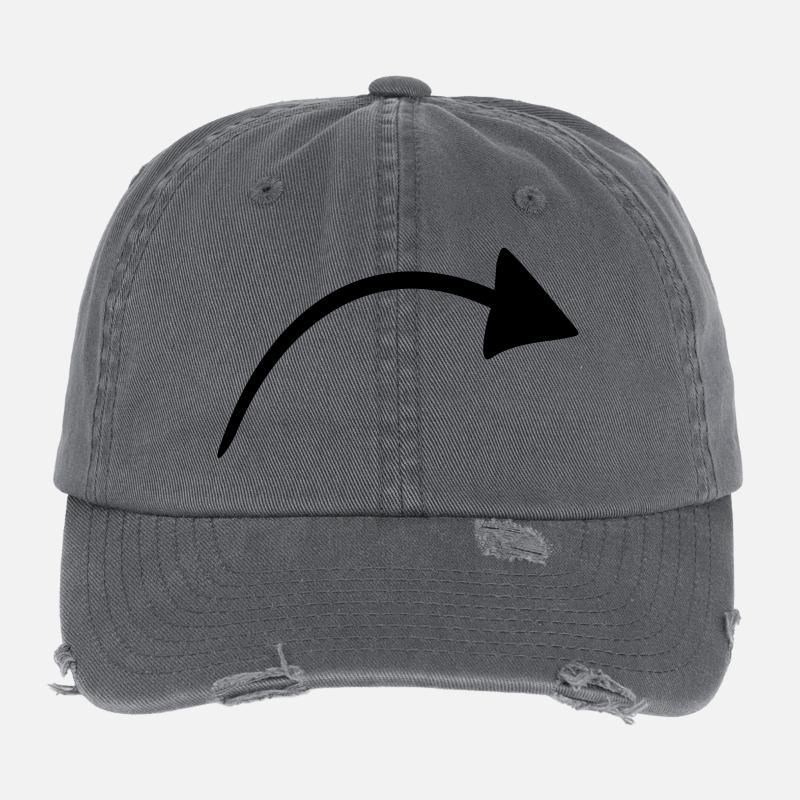 flèche Casquette vintage effet usé Flexfit