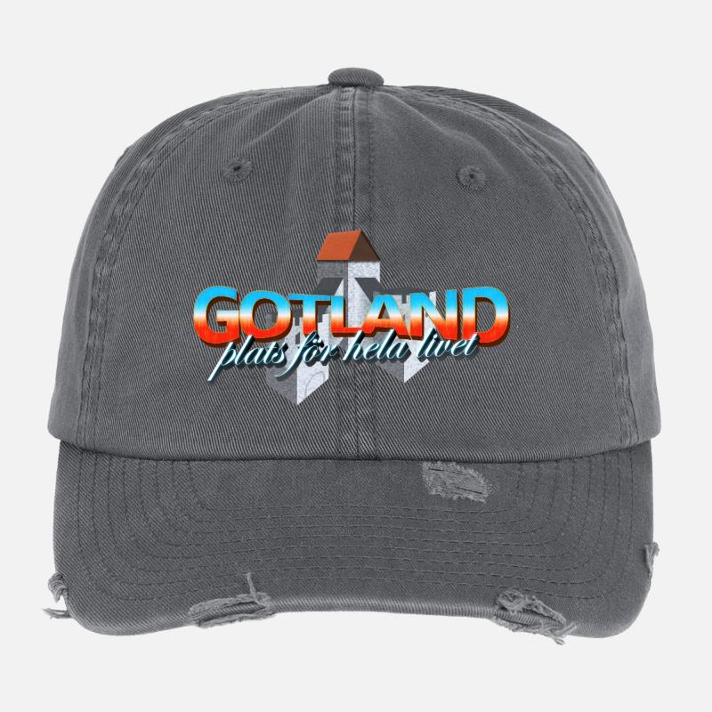 Gotland Casquette vintage effet usé Flexfit