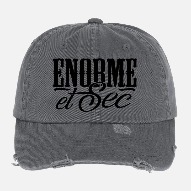 Enorme et sec Casquette vintage effet usé Flexfit