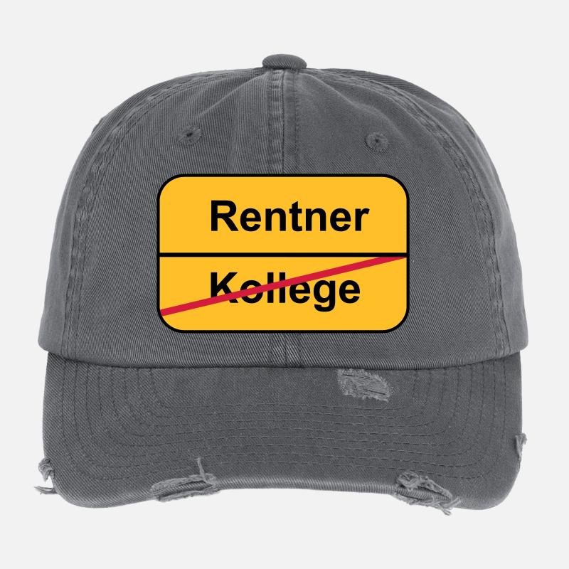 Pensionierung Flexfit Vintage Destroyed Cap