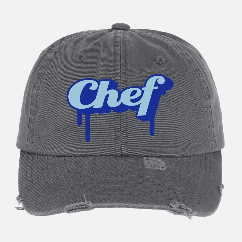 chef Flexfit Vintage Destroyed Cap