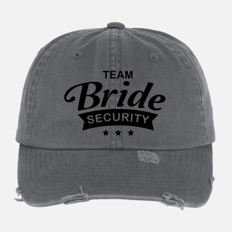 team_bride_security_member_f1 Flexfit Vintage Destroyed Cap