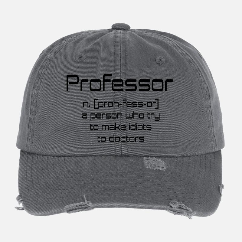 professor Flexfit Vintage Destroyed Cap