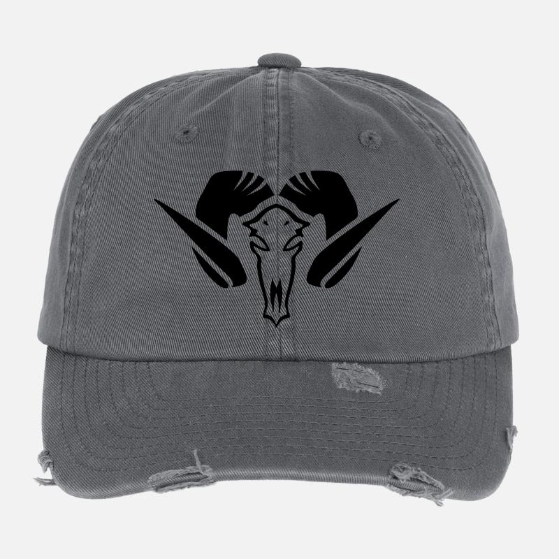 Der gehörnte Mann Flexfit Vintage Destroyed Cap
