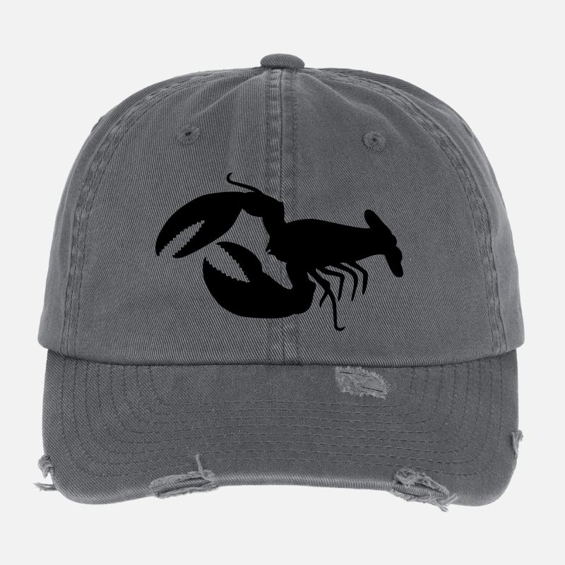 lobster Flexfit Vintage Destroyed Cap