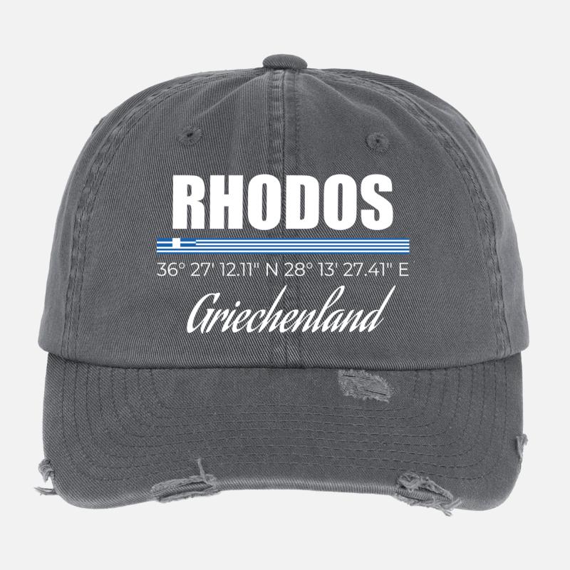 Rhodes Casquette vintage effet usé Flexfit