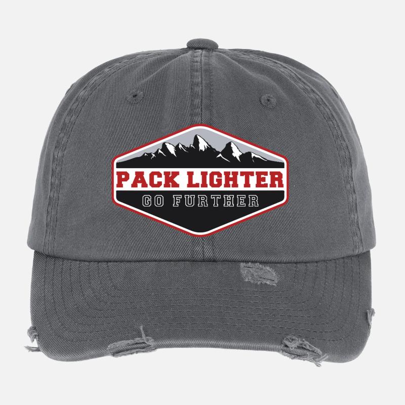 Pack lighter, go further Flexfit Vintage Destroyed Cap