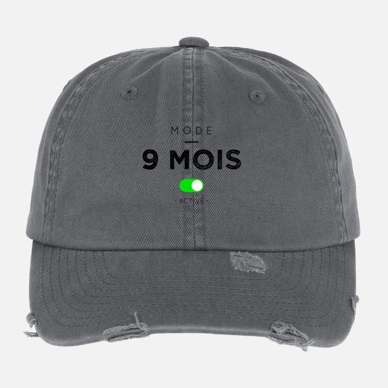 Mode 9 mois activé Casquette vintage effet usé Flexfit