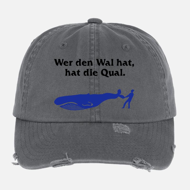 Wal = torment Flexfit Vintage Destroyed Cap