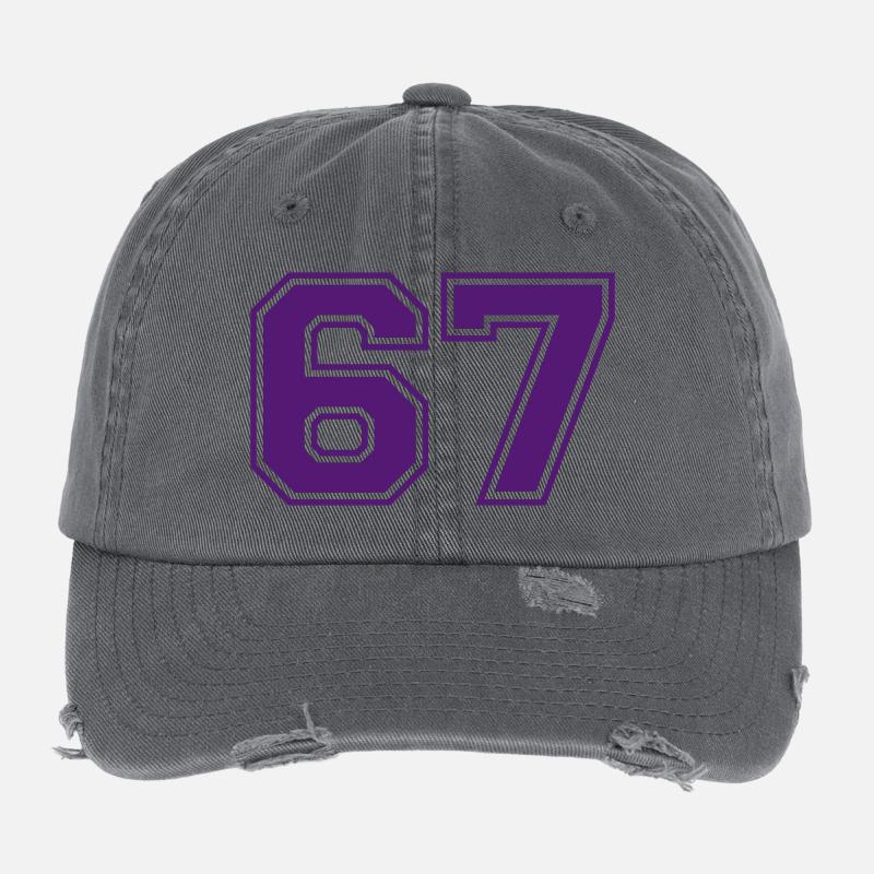67 Casquette vintage effet usé Flexfit
