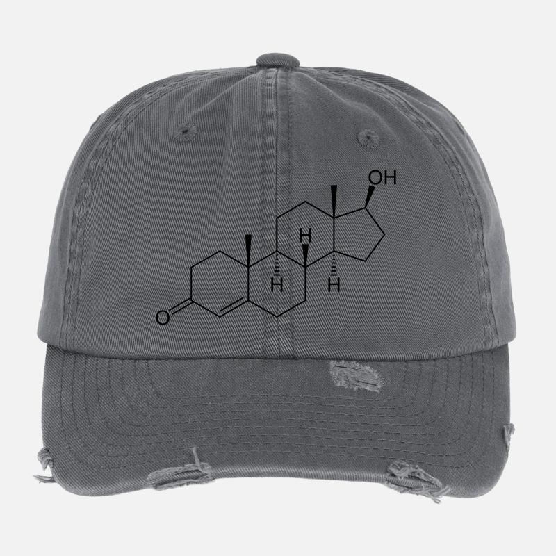 testosteron Flexfit Vintage Destroyed Cap