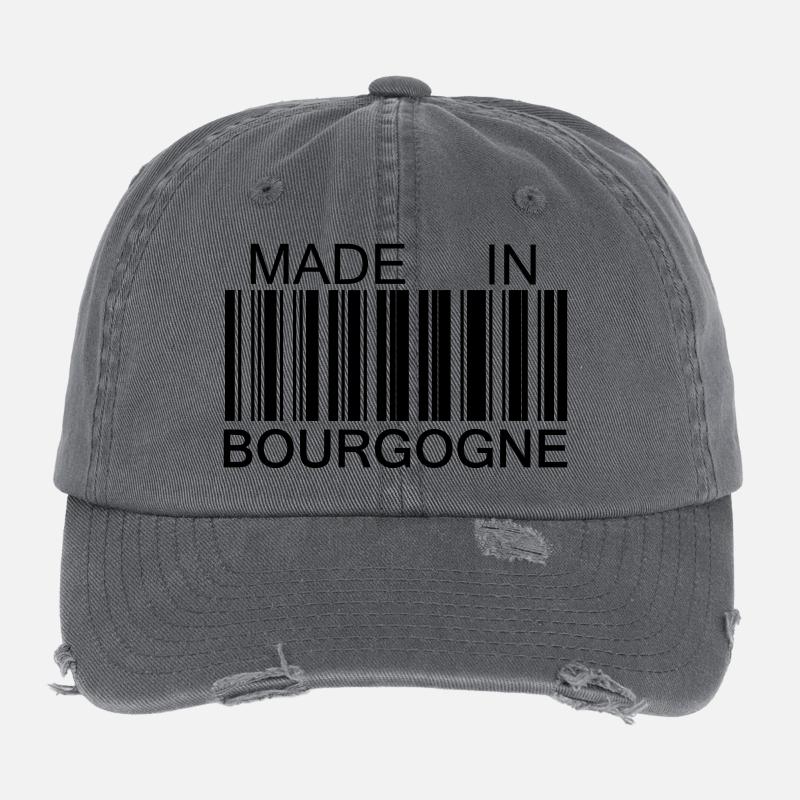 Made in Bourgogne Casquette vintage effet usé Flexfit