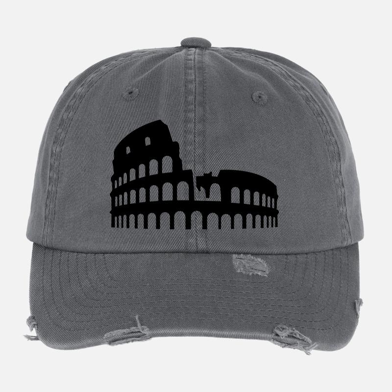 coliseum colosseum Flexfit Vintage Destroyed Cap