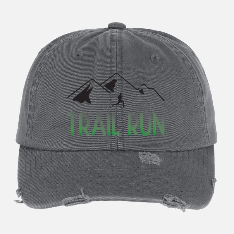 Trail Run Flexfit Vintage Destroyed Cap