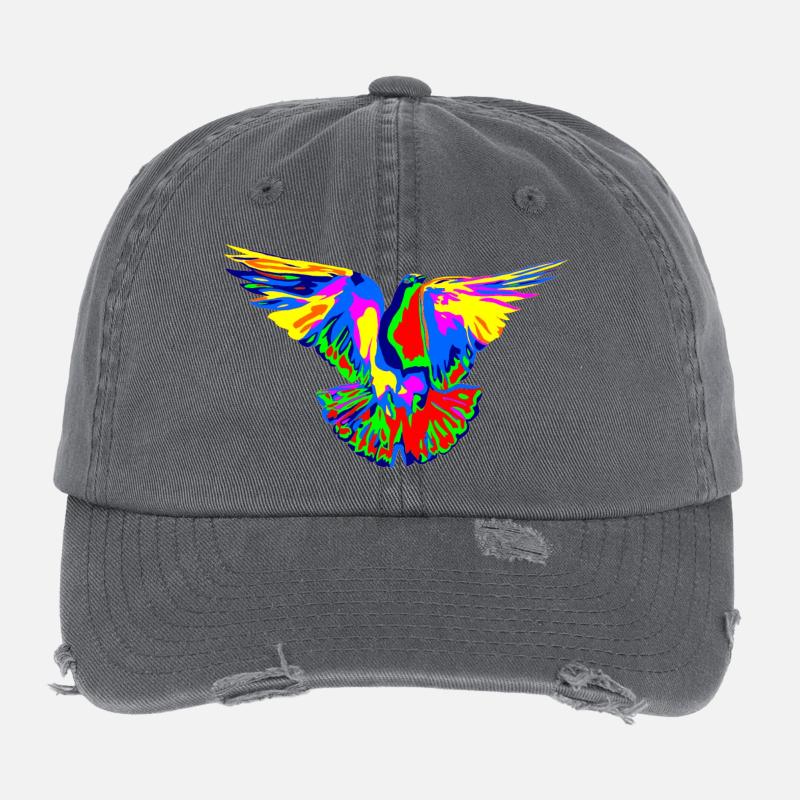 pride bird Flexfit Vintage Destroyed Cap