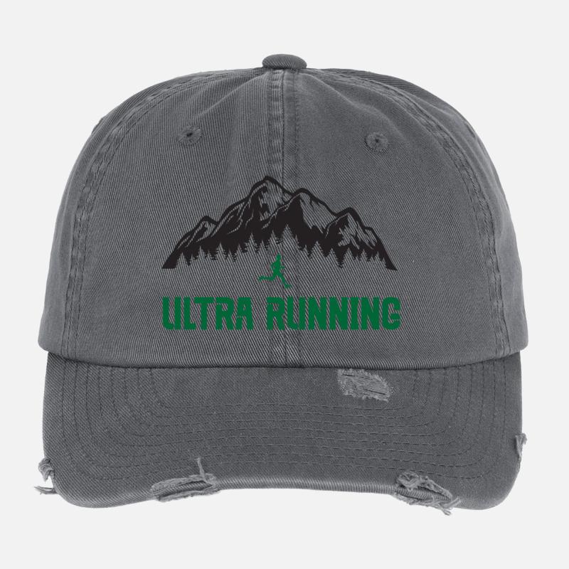 Ultra course à pied Casquette vintage effet usé Flexfit